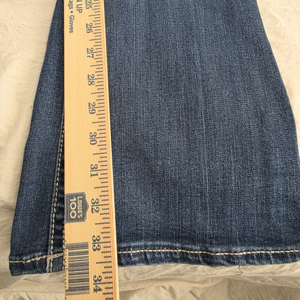 Express Mid Rise Bootcut Jeans 10L - Picture 10 of 11